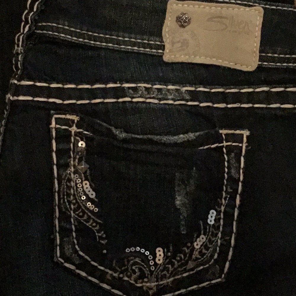 Silver jeans